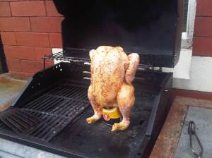 My First Beer -Can Chicken 